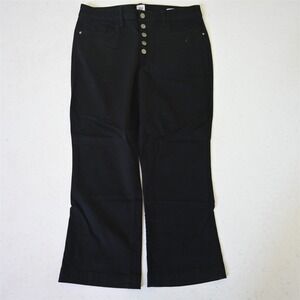 Gap 12P Crop Flare‎ Black Stretch Denim Womens Jeans